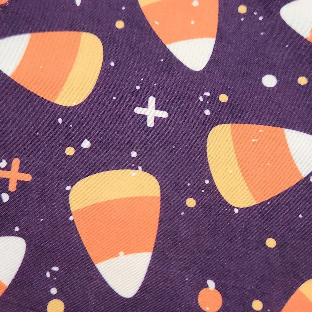 Purple and Orange Space Candycorn Pet Bandana